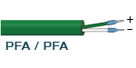 (E8520) PFA/PFA (2 x 0,22 mm²)