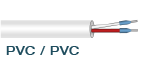 (E0003) PVC/PVC (2 x 0,14 mm²)